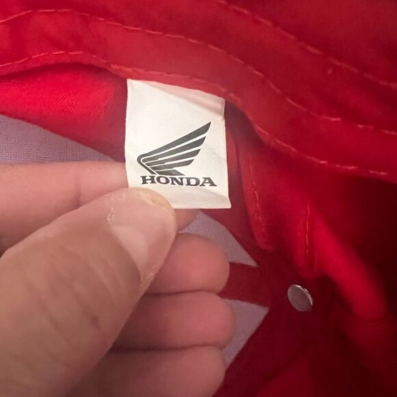 Honda Pioneer Side By Side Red Adjustable Baseball Ball Cap Hat. - Picture 5 of 7